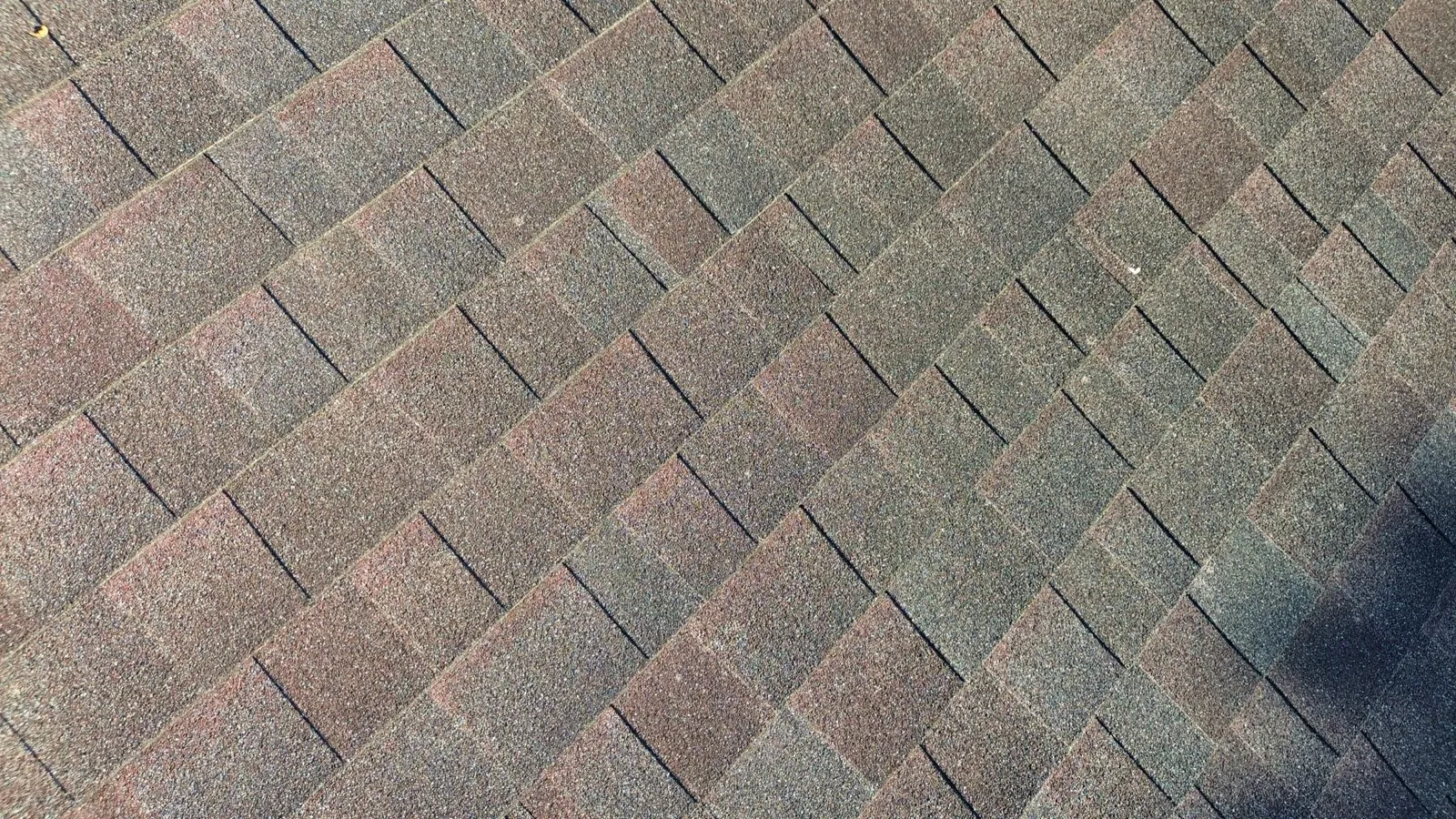 Close-up view of a multi-toned architectural shingle roof in Gurnee, IL