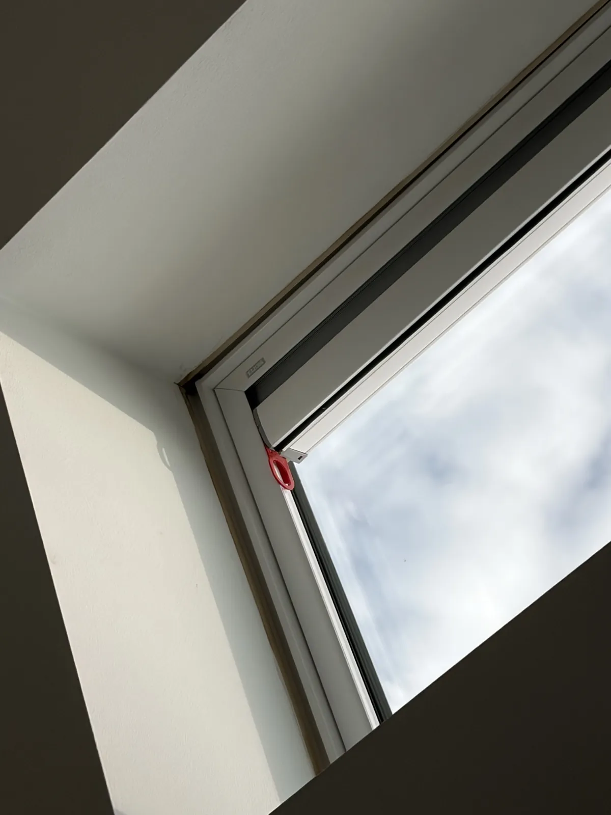 A view of a skylight installed in a slanted roof in Orland Park, IL